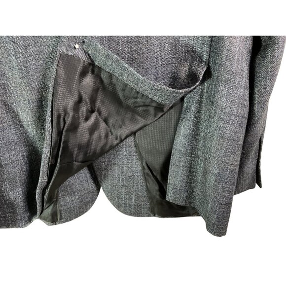 Emporio Armani G Line Mens Suit Blazer Jacket Sz 52 Gray Wool Blend Classic - Picture 6 of 9